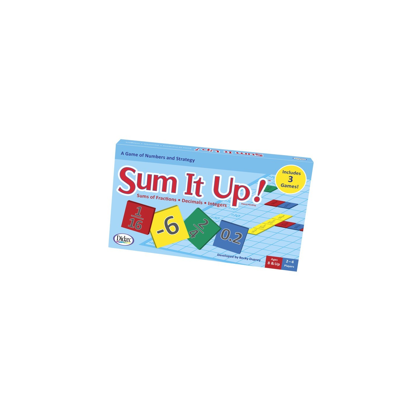 Didax® Sum It Up! Fractions, Decimals, Integers