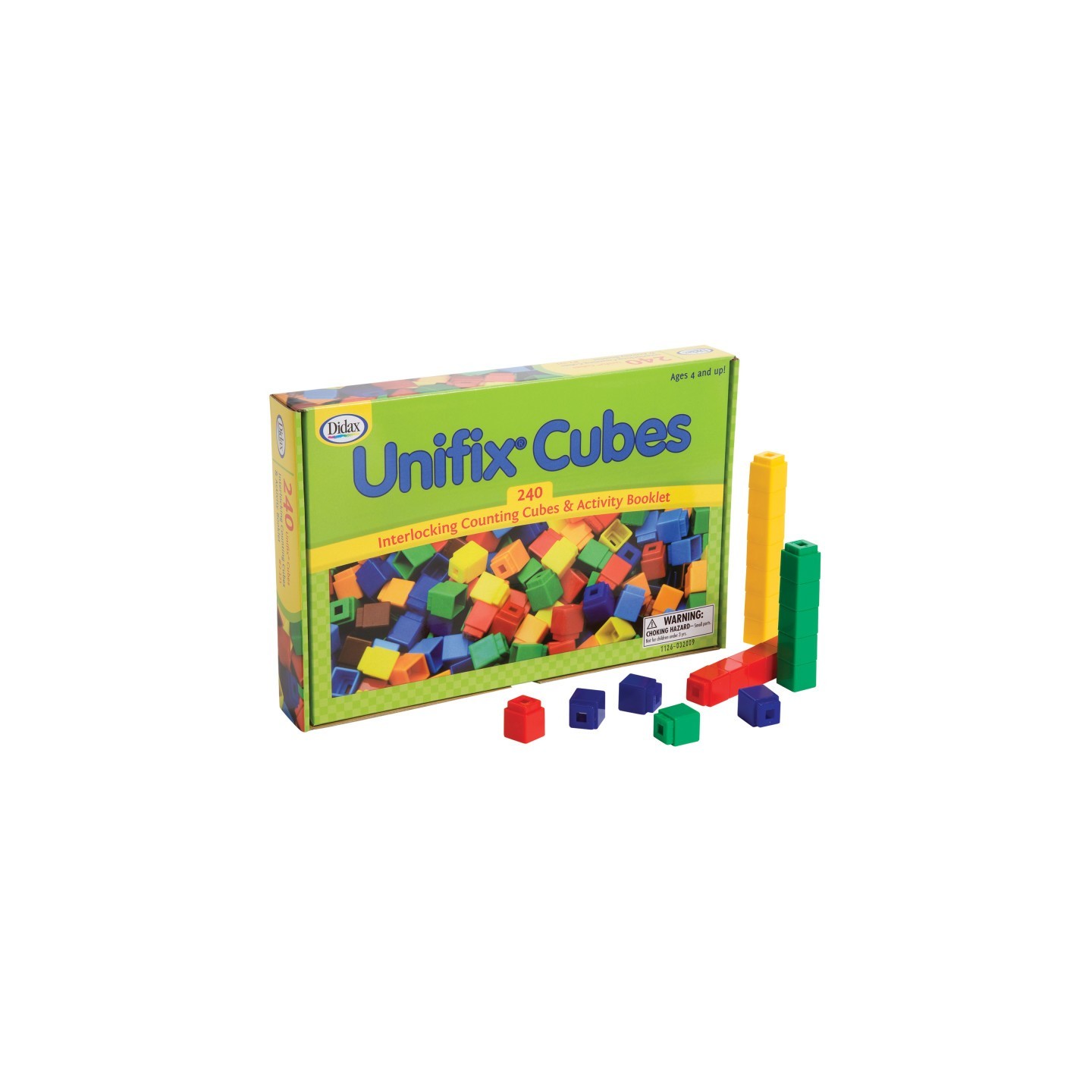 Didax® UNIFIX® Cubes for Pattern Building, 240 Per Pack