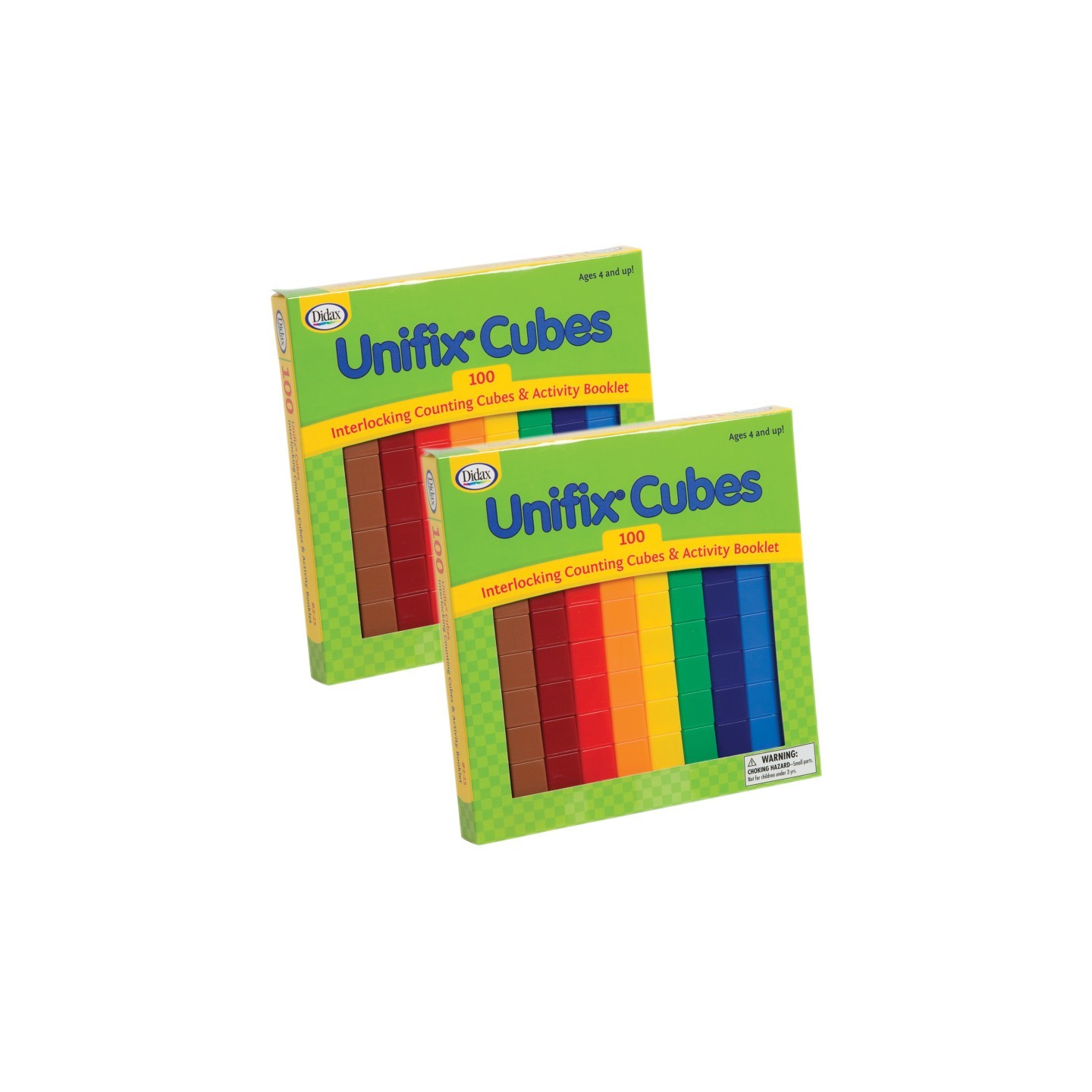 Didax® UNIFIX® Cube Set, 100 Per Pack, 2 Packs