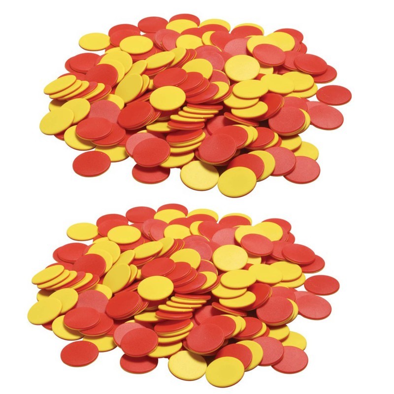 Didax® Two Color Counters, 200 Pieces Per Pack, 2 Packs