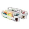 Deflecto® Stackable Caddy Organizer with 3 Containers