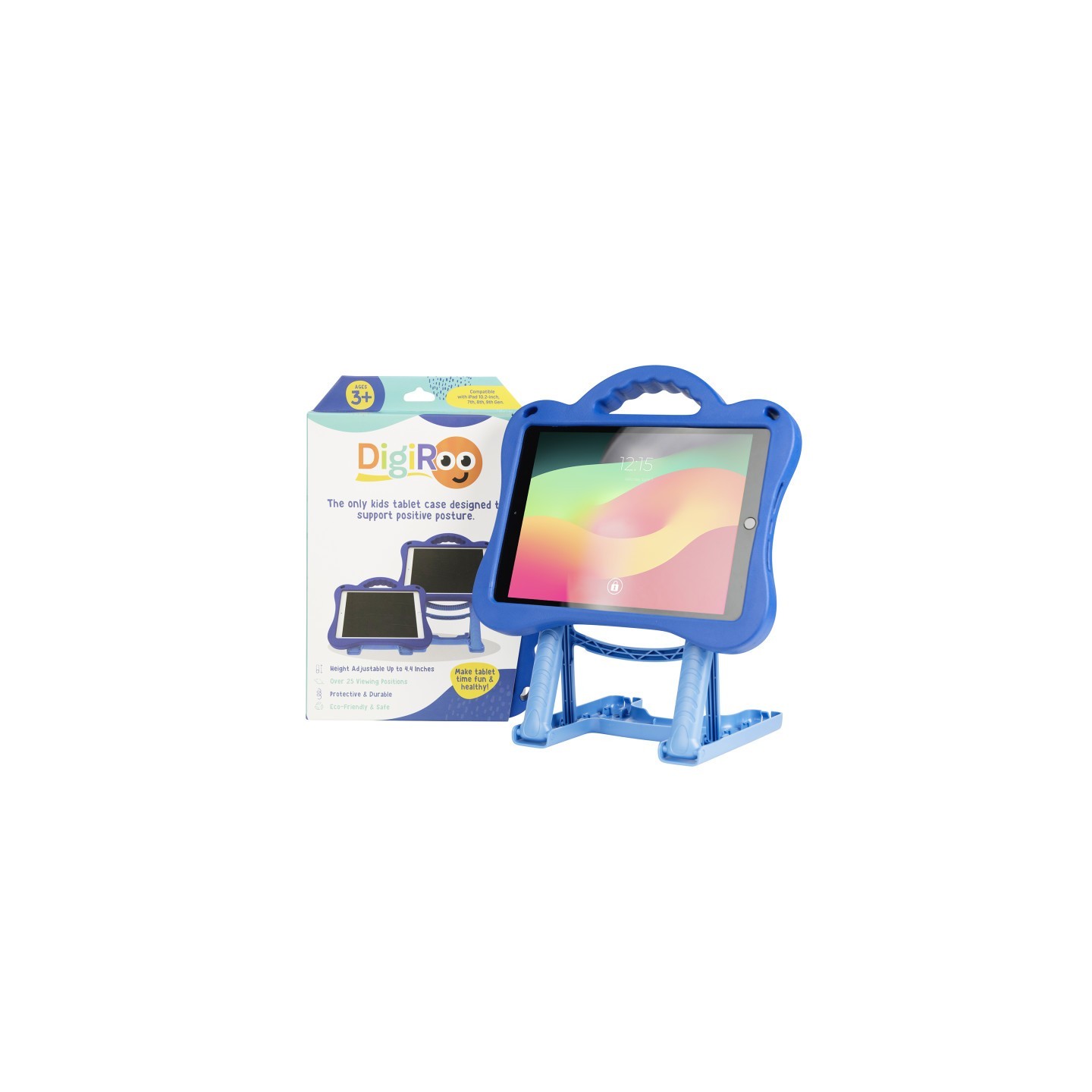 DigiRoo Case for 7th/8th/9th Generation iPad 10.2in, Blue