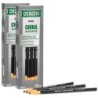 Dixon® Phano China Markers, Black, 12 Per Pack, 2 Packs