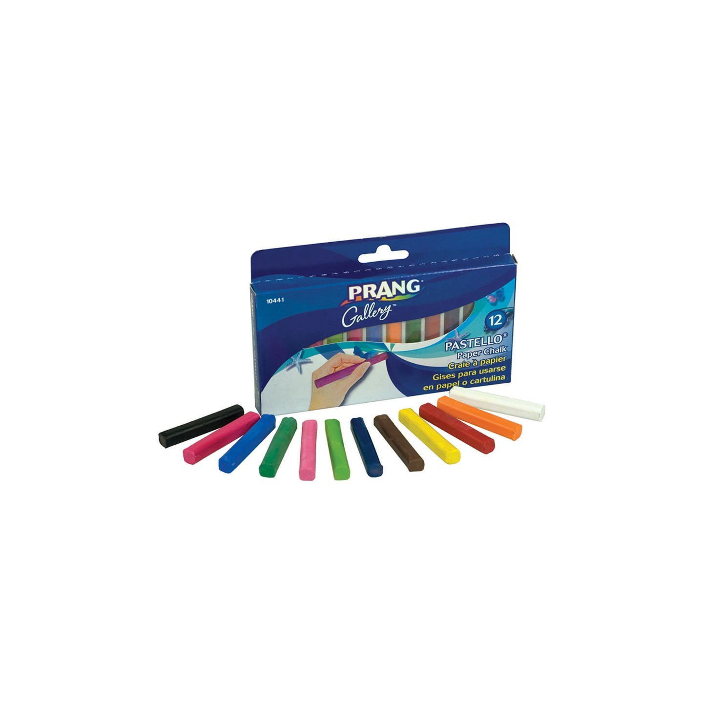 Prang® Pastello™ Chalk Pastel, 12 colors