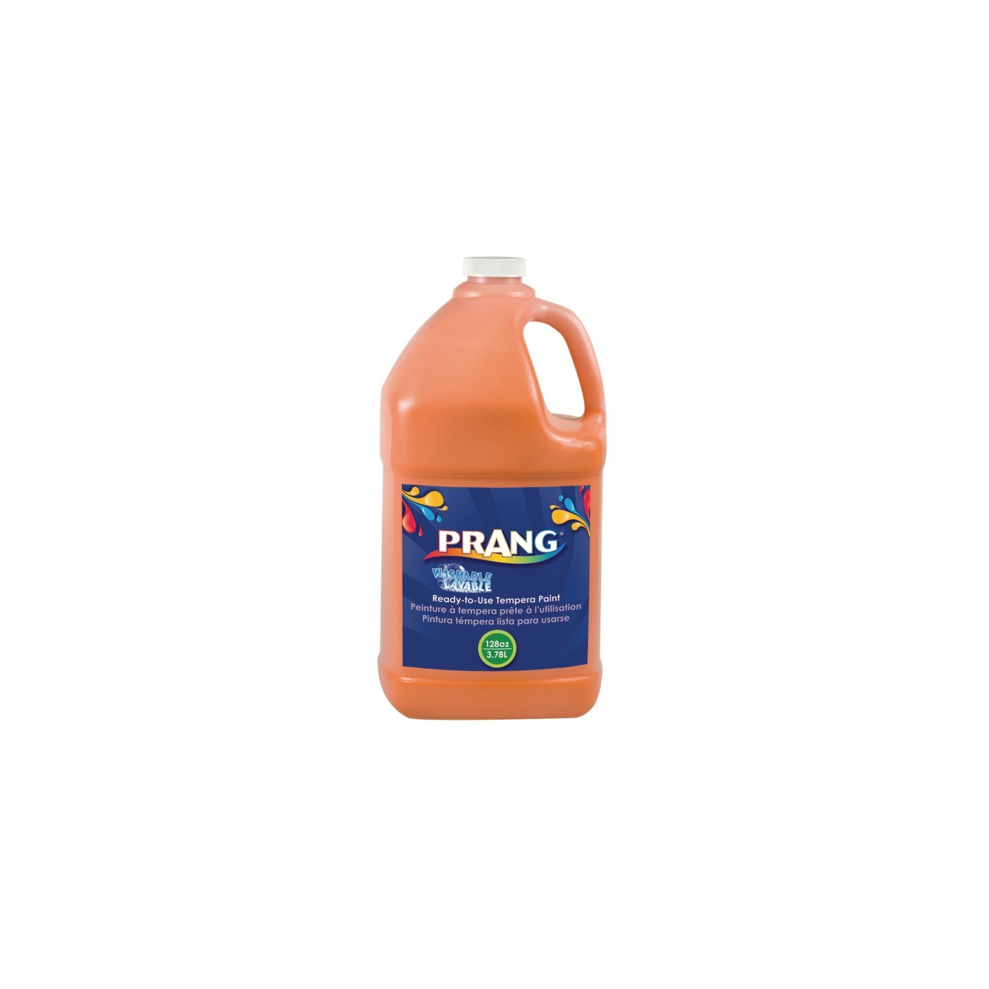 Prang® Washable Tempera Paint, Orange, 1 Gal