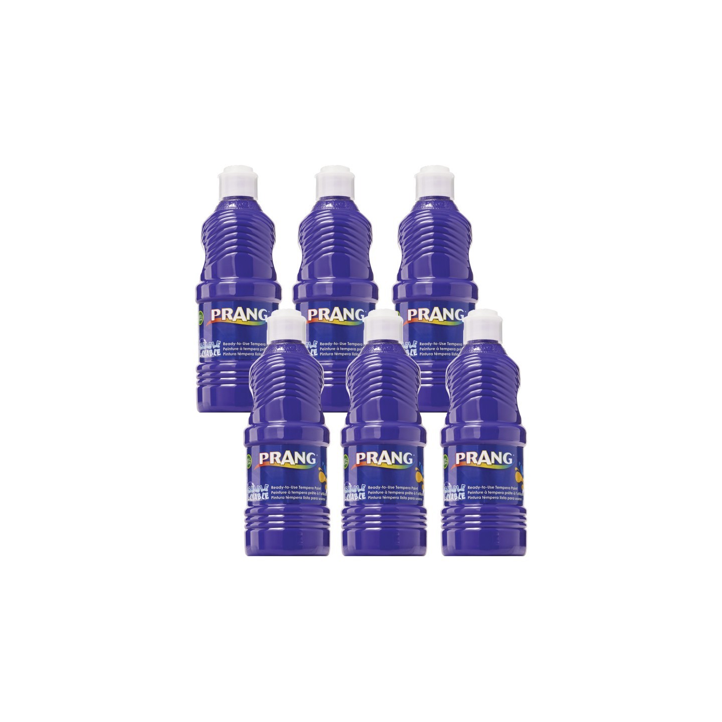 Prang® Washable Tempera Paint, Violet, 16 oz, Pack of 6