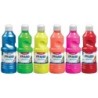 Prang® Washable Ready-to-Use Paint, 16 oz, Fluorescent, Metallic & Glitter, 6 Colors