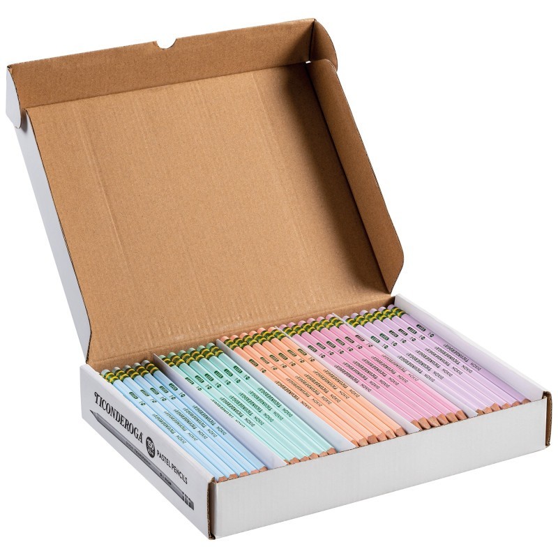 Ticonderoga® #2 Pastel Pencils, 5 Assorted Colors, 150 Count