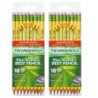 Ticonderoga® Pencils, #2 Soft, Yellow, Presharpened, 18 Per Pack, 2 Packs