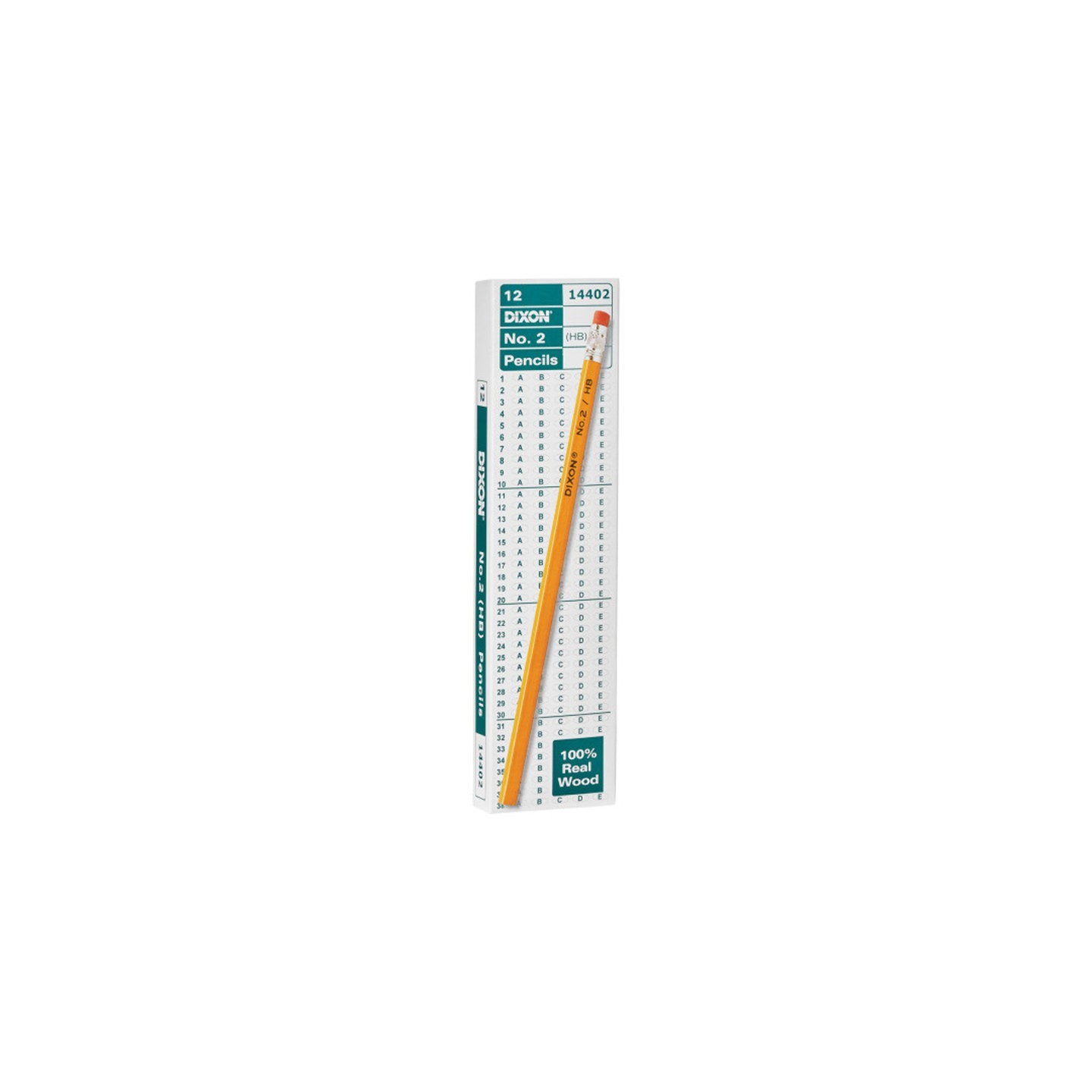 Dixon® No. 2 Pencils, Yellow, Box of 12
