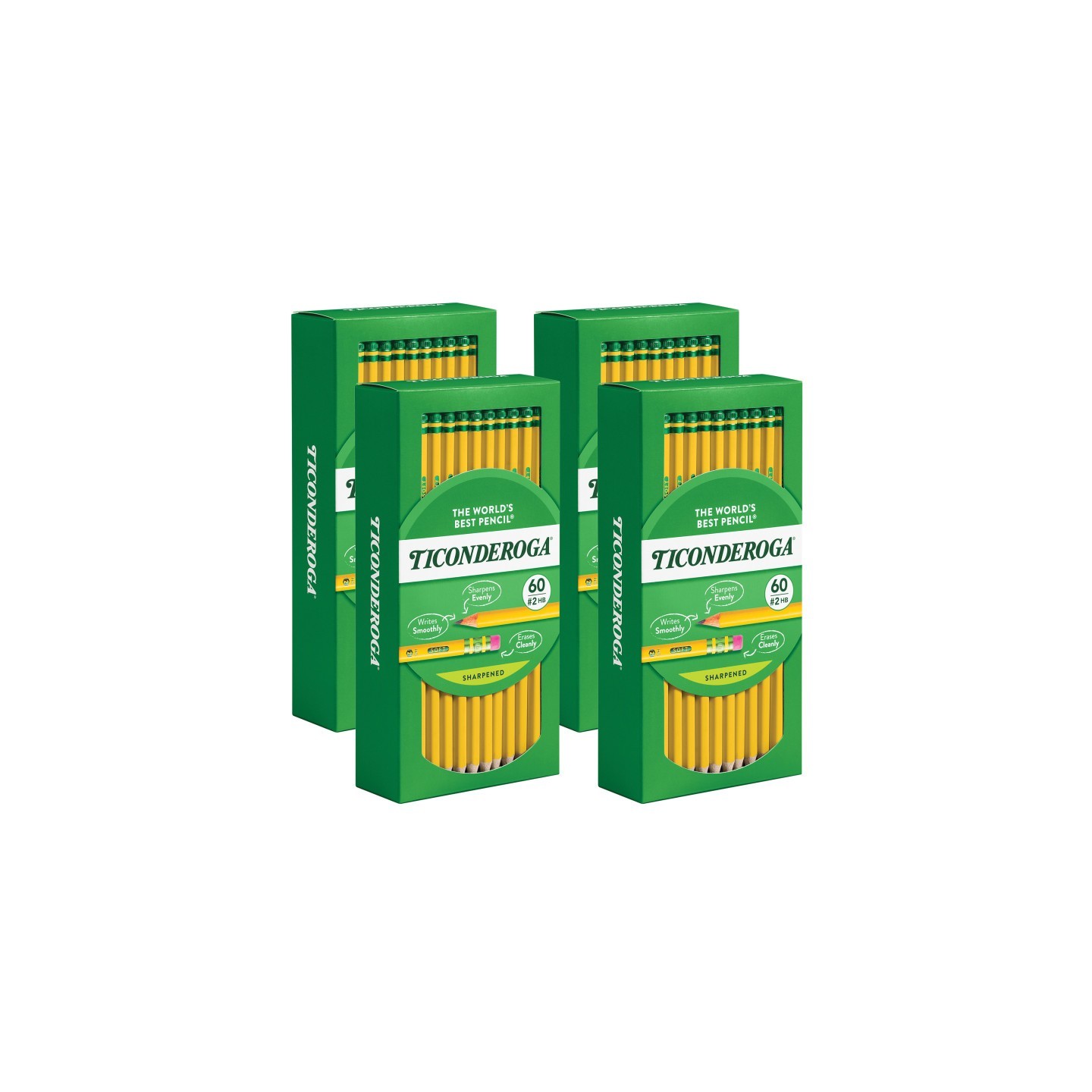 Ticonderoga® #2 Yellow Pencils Master Pack, 240 Count