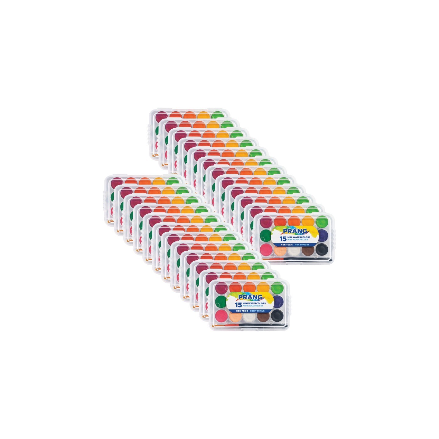 Prang® Mini Watercolor Set, Pack of 24