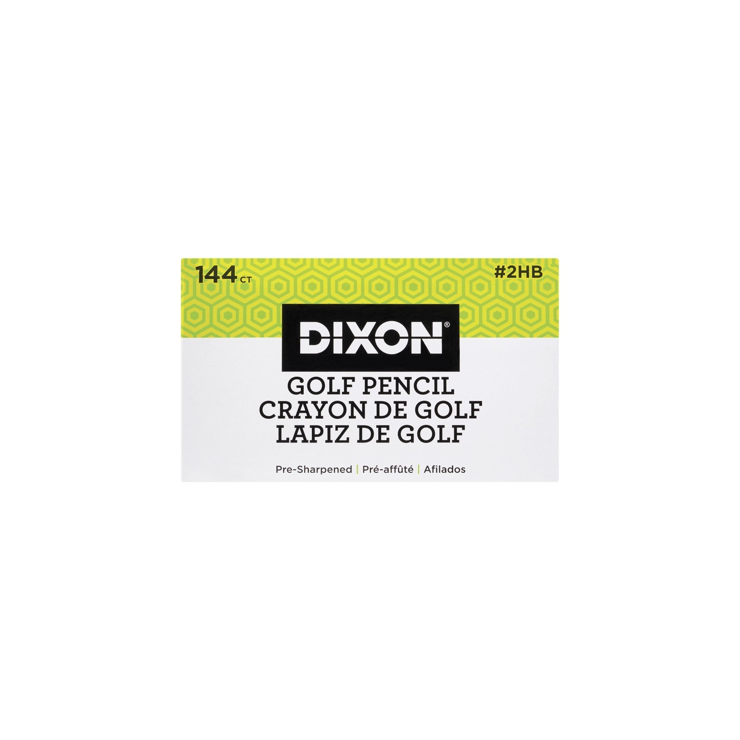 Dixon® Golf/Compass Pencils, 3.5", Box of 144