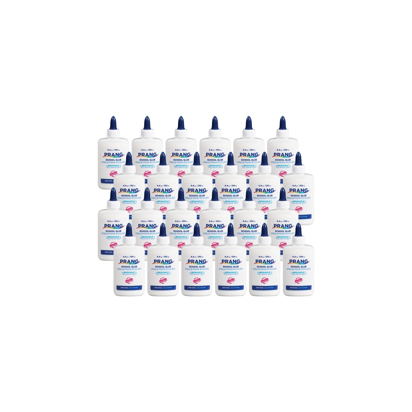 Prang® Glue Washable Liquid White School Glue - 4.4 oz, White, Pack of 24