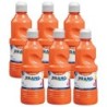 Prang® Ready-to-Use Tempera Paint, Orange, 16 oz, Pack of 6