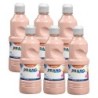 Prang® Ready-to-Use Tempera Paint, Peach, 16 oz, Pack of 6