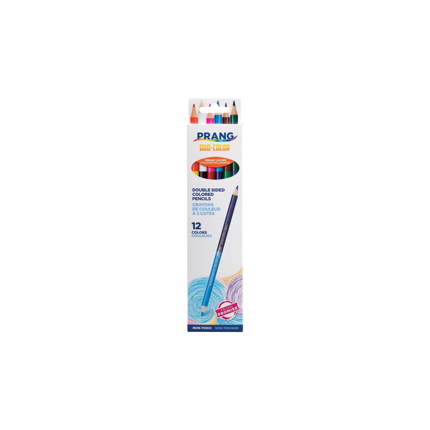 Prang® Duo Colored Pencils, 12 Color Set