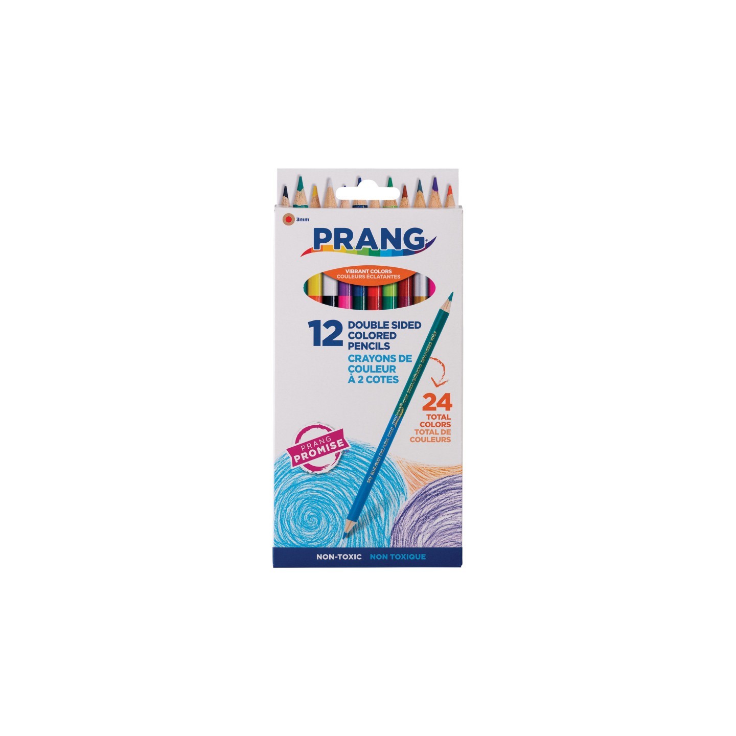 Prang® Duo Colored Pencils, 24 Color Set