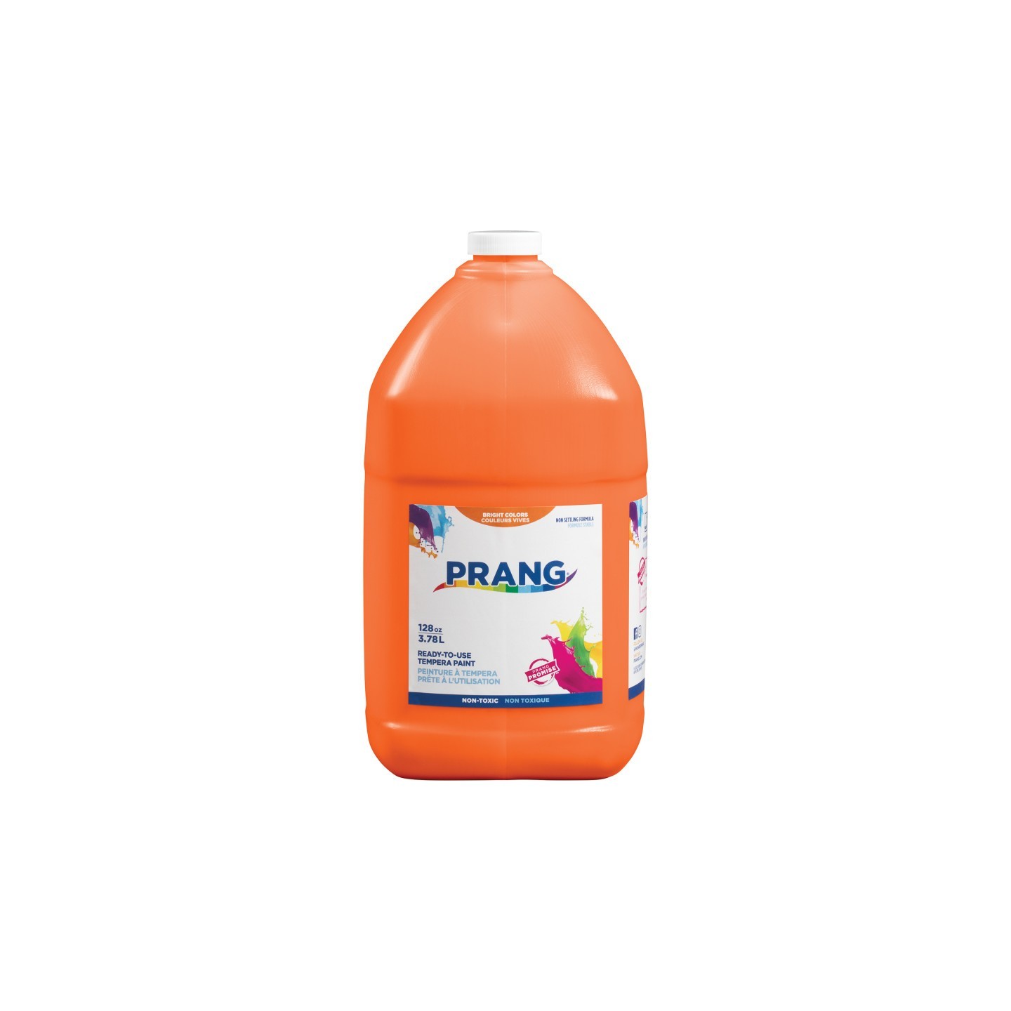Prang® Ready-to-Use Tempera Paint, Orange, 1 Gal