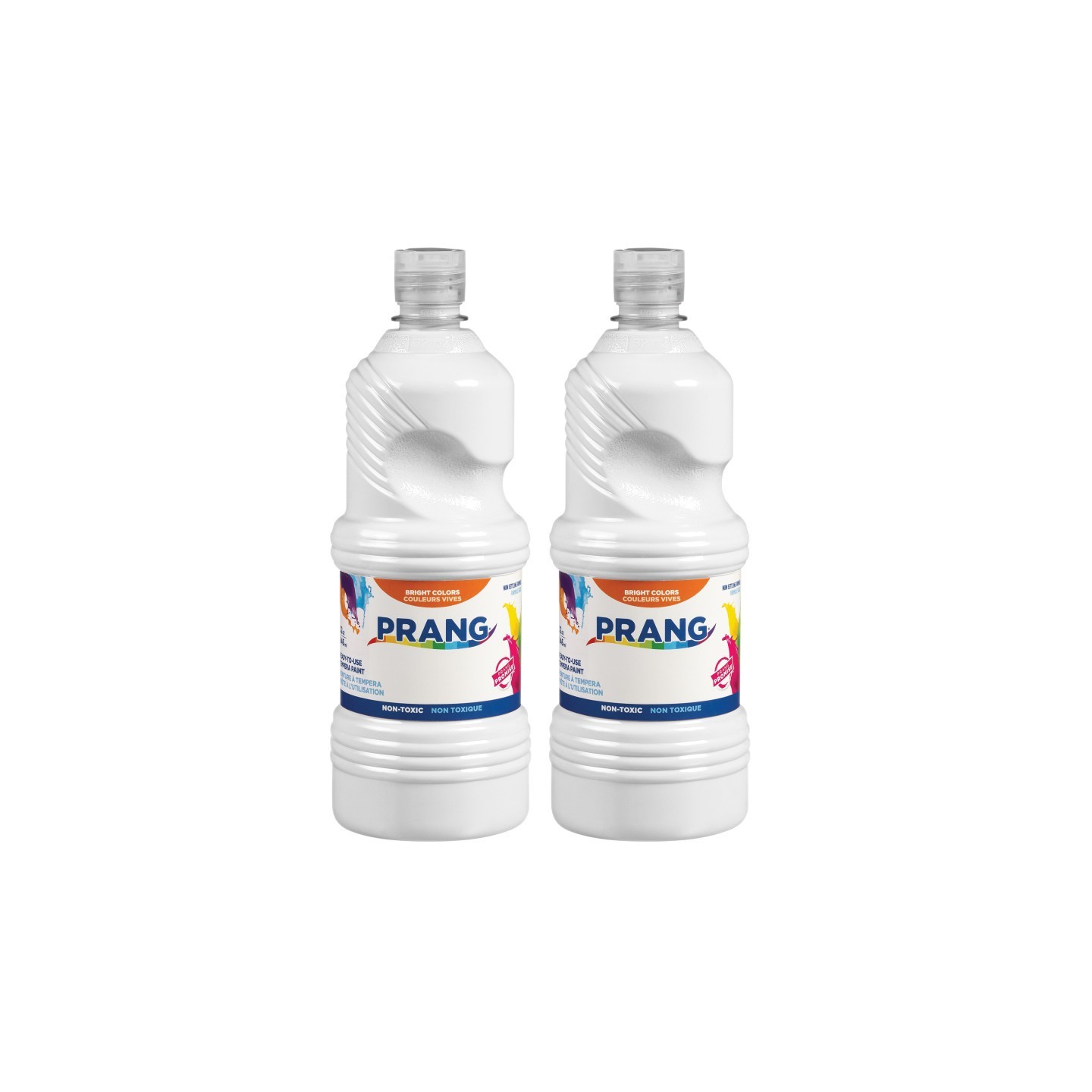 Prang® Ready-to-Use Tempera Paint, White, 32 oz, Pack of 2