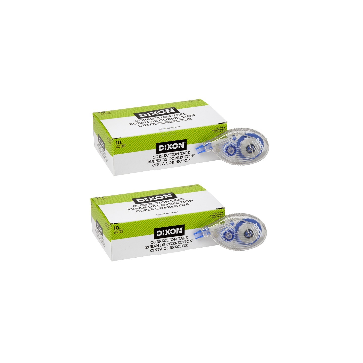 Dixon® Correction Tape, 1 Line, 10 Per Pack, 2 Packs