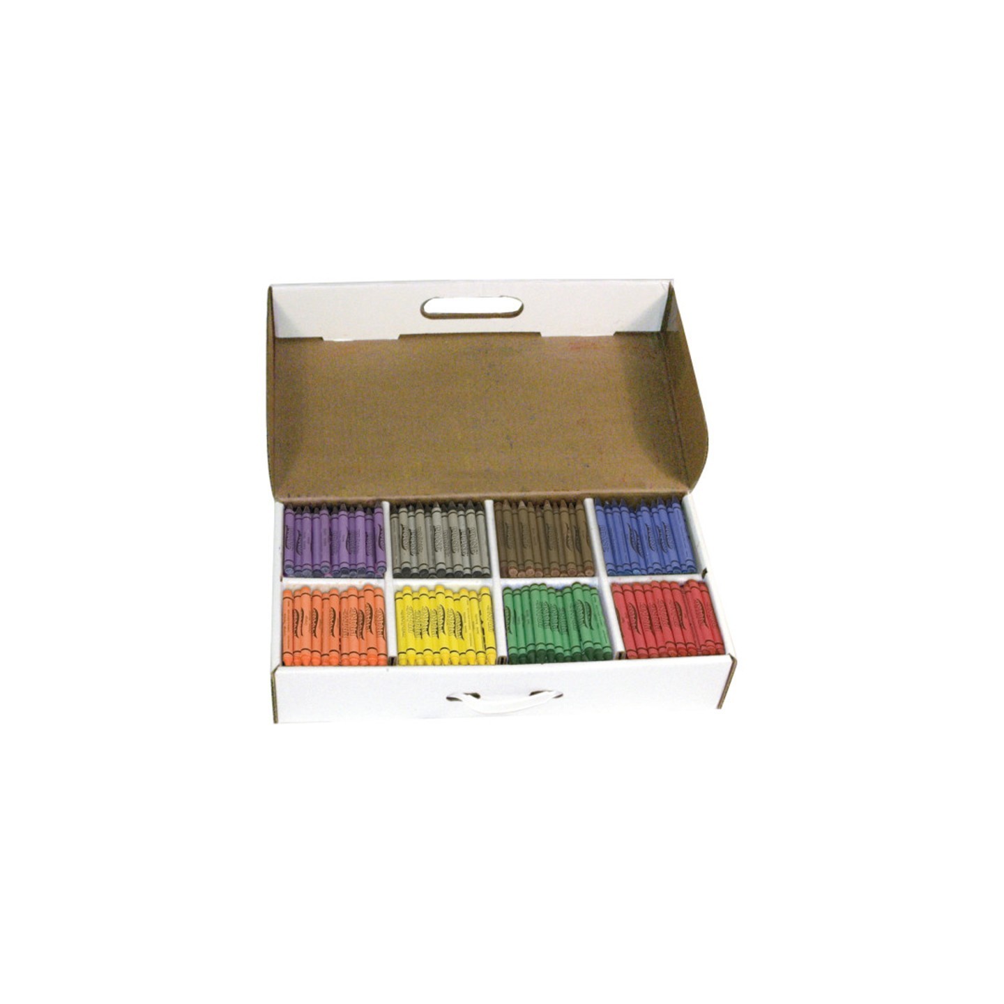 Prang® Crayons, Master Pack, 8 Colors (50 Each), 400 Count