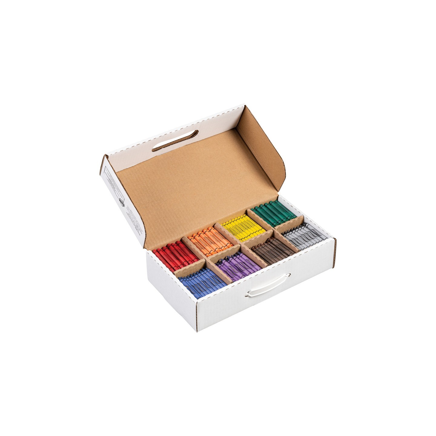 Prang® Crayons Master Pack, 8 Colors (100 Each), 800 Count