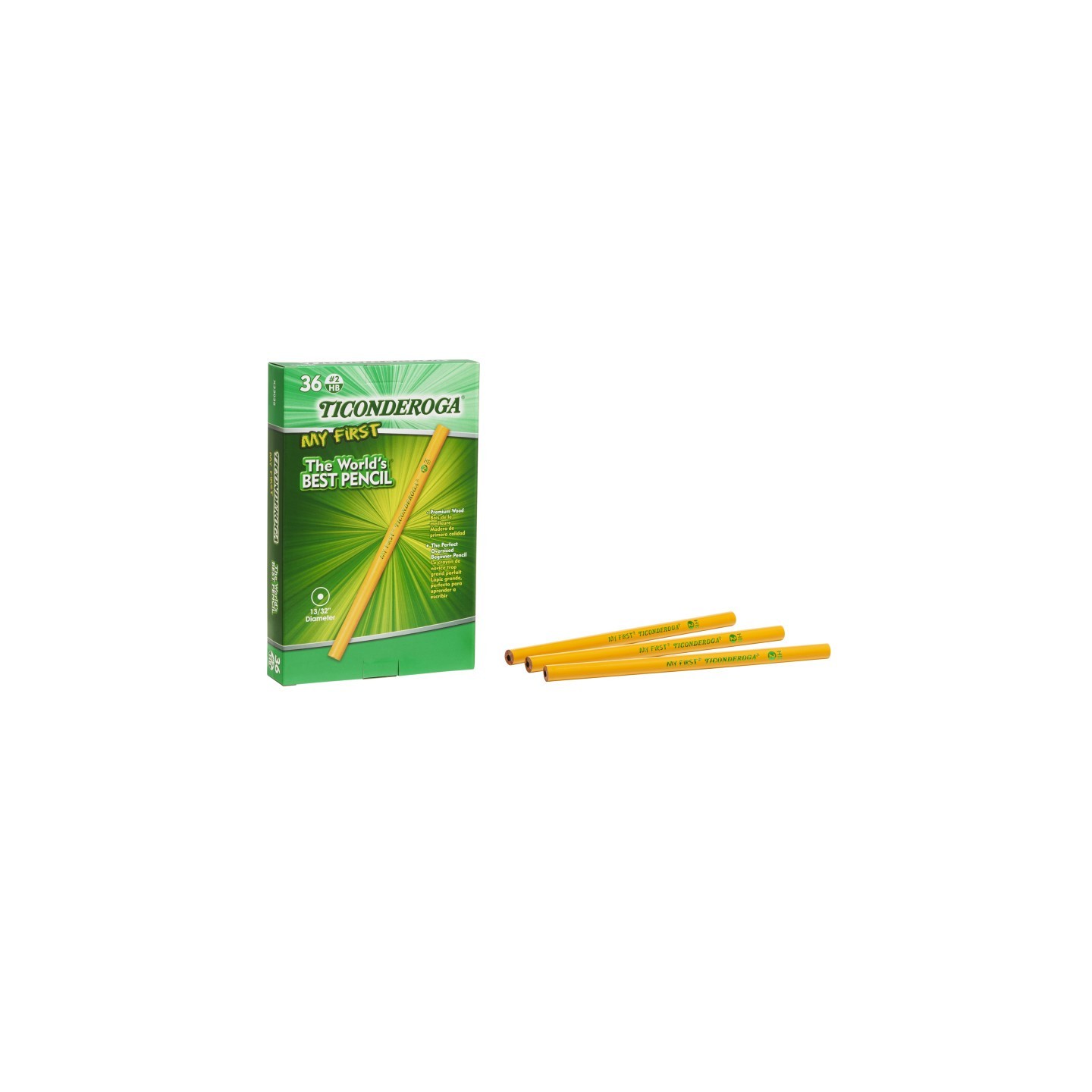 Ticonderoga® My First Ticonderoga® Pencil without Eraser, 36 Count