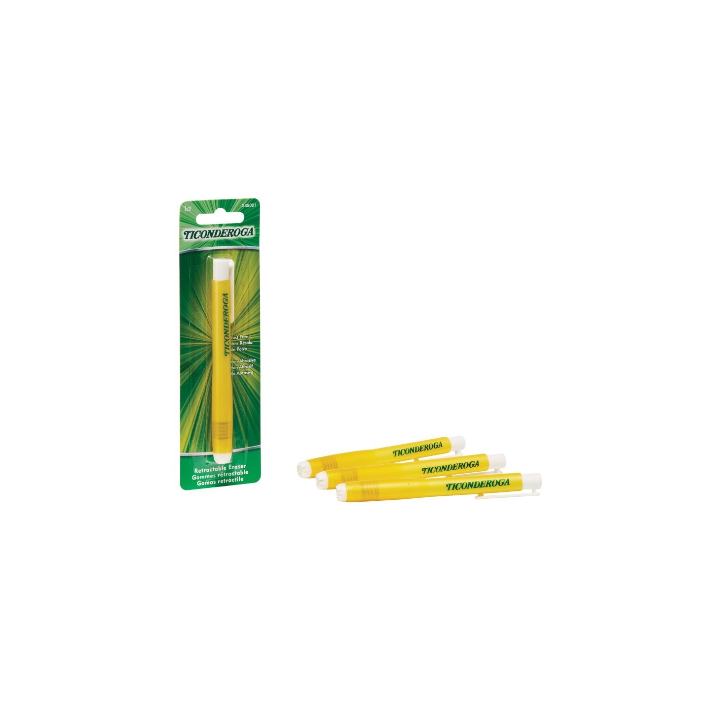 Ticonderoga® Retractable White Eraser, 1 Count