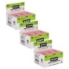 Dixon® Pink Carnation Erasers, Large, 2-9/16 x 1 x 7/16, 12 Per Pack, 3 Packs