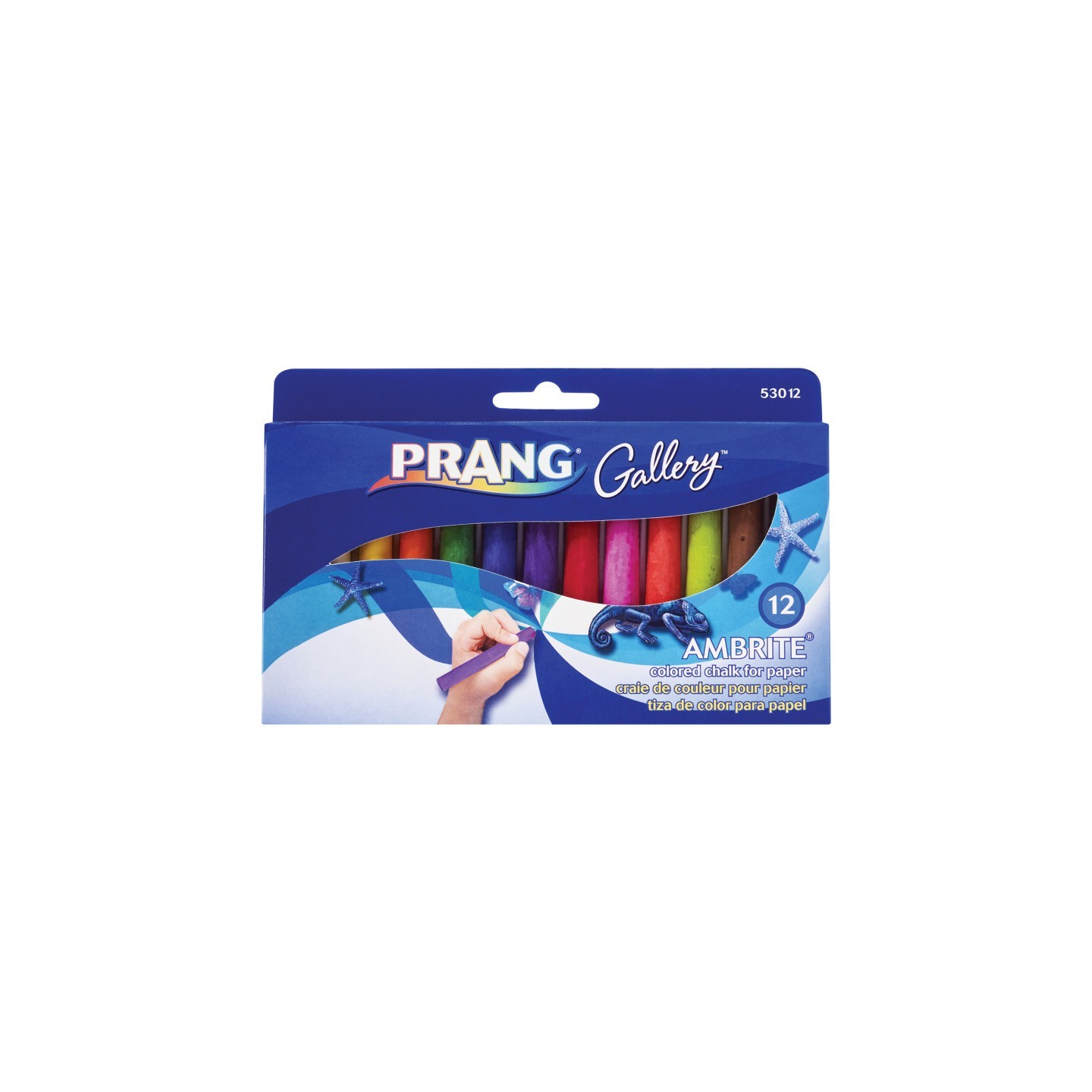 Prang® Ambrite™ Paper Chalk, 12 colors