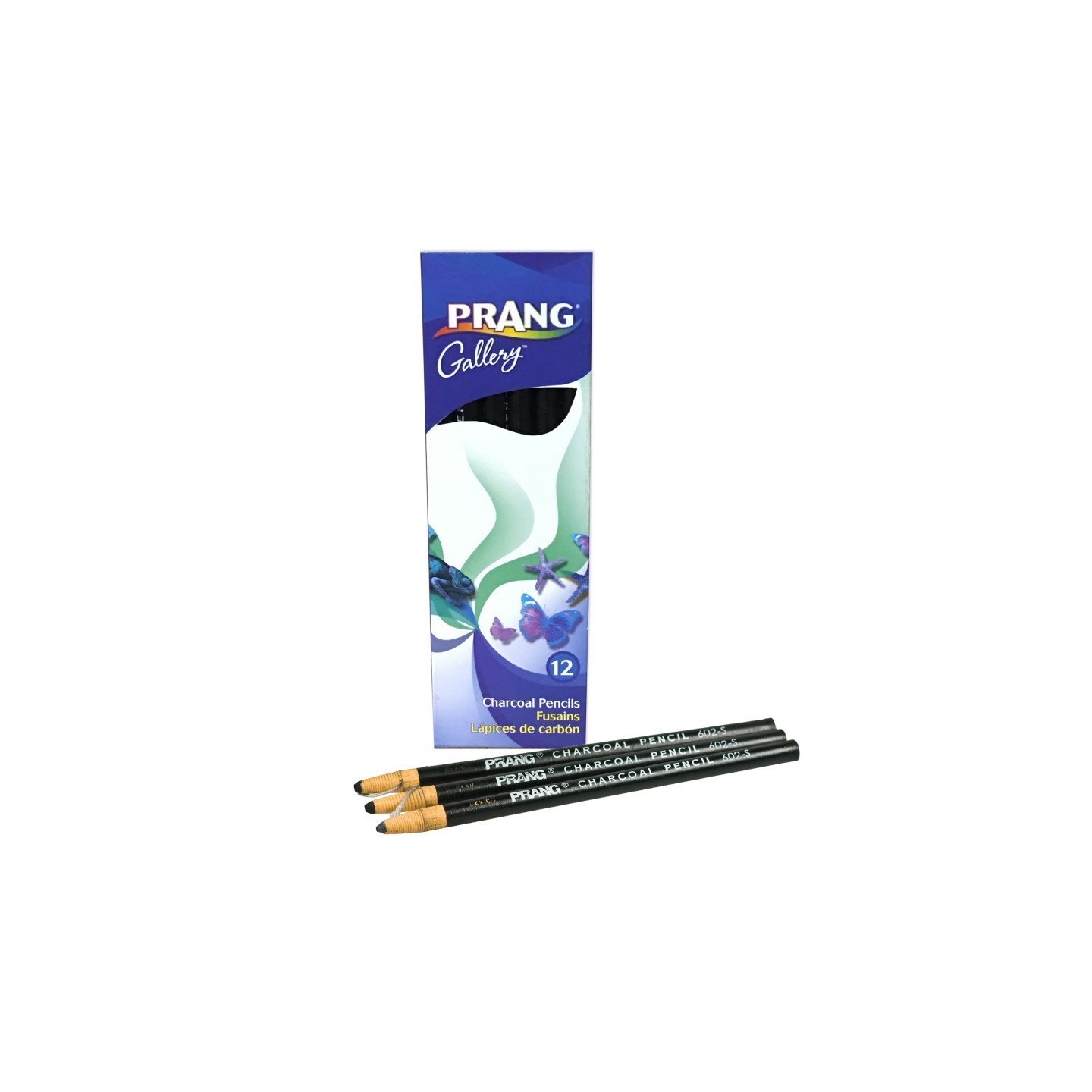Prang® Peel Off Charcoal Pencil, Pack of 12