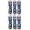 Prang® Washable Watercolors Set, 8 Assorted Glitter Colors w/Brush, Pack of 6