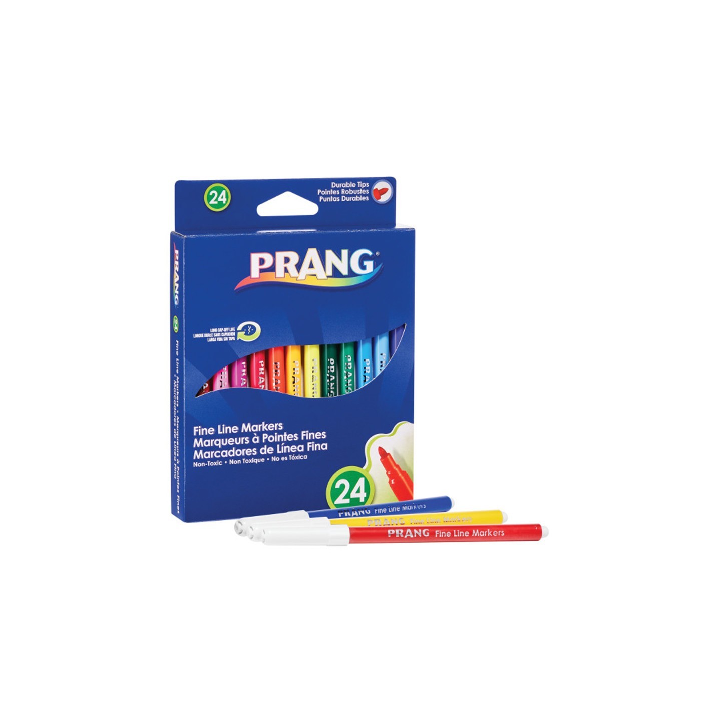 Prang® Classic Art Markers, Fine Line, 24 Colors