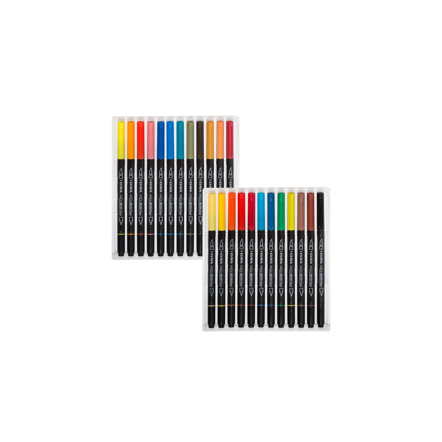 Lyra® Aqua Brush Duo Art Markers, 24 Colors