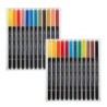 Lyra® Aqua Brush Duo Art Markers, 24 Colors