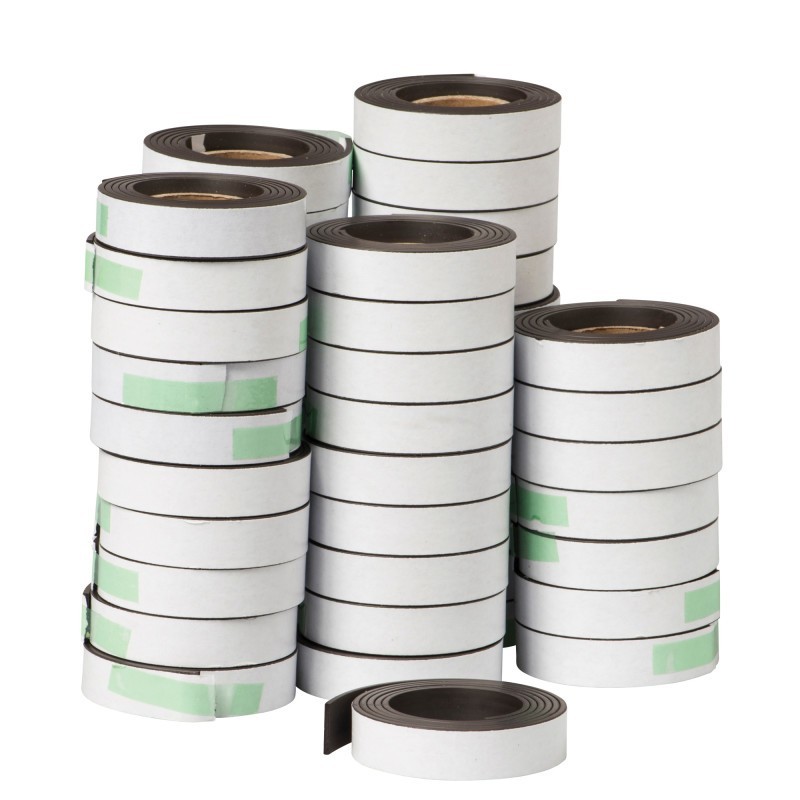 Dowling Magnets® Magnet Strip with Adhesive, 1/2" x 30", 48 Rolls