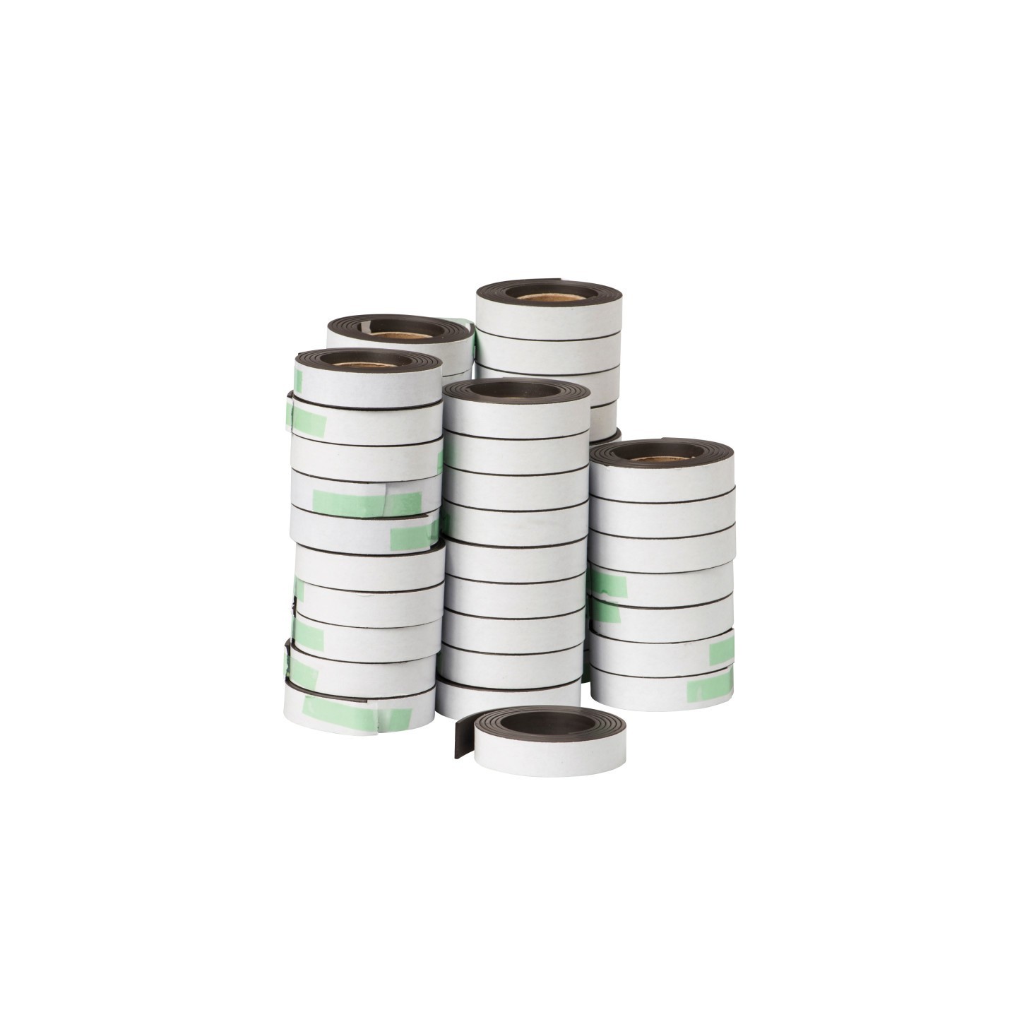 Dowling Magnets® Magnet Strip with Adhesive, 1/2" x 30", 48 Rolls