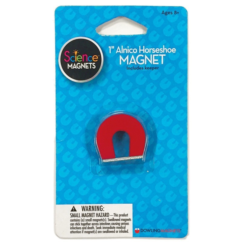 Dowling Magnets® Alnico 1" Horseshoe Magnet