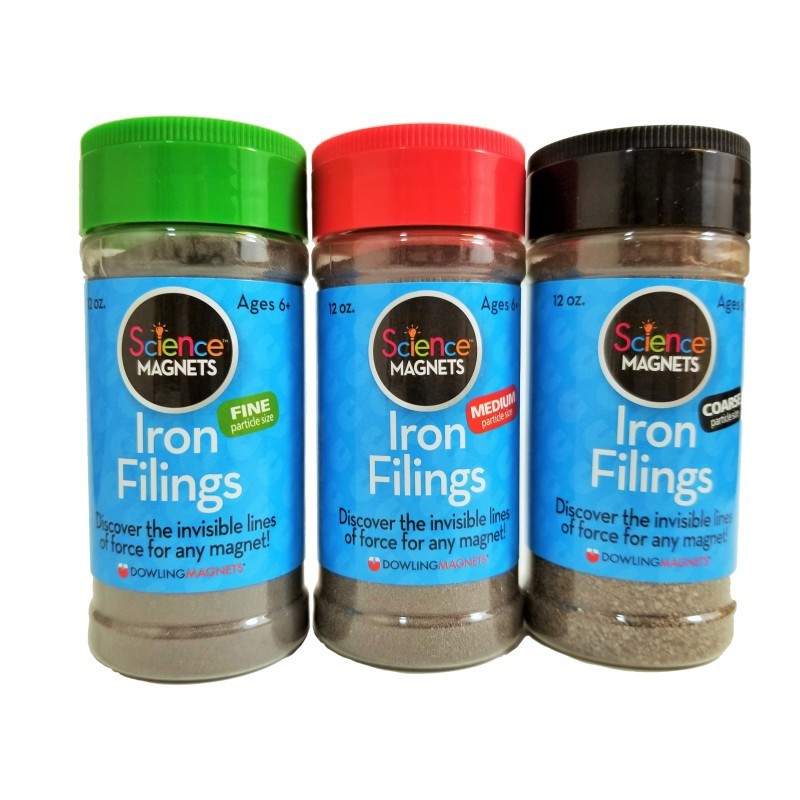 Dowling Magnets® Iron Filings Variety, Pack of 3