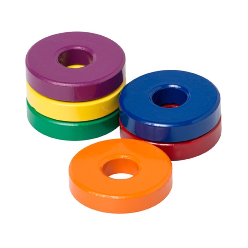 Dowling Magnets® Ceramic Ring Magnets, 1 1/8", Pack of 6