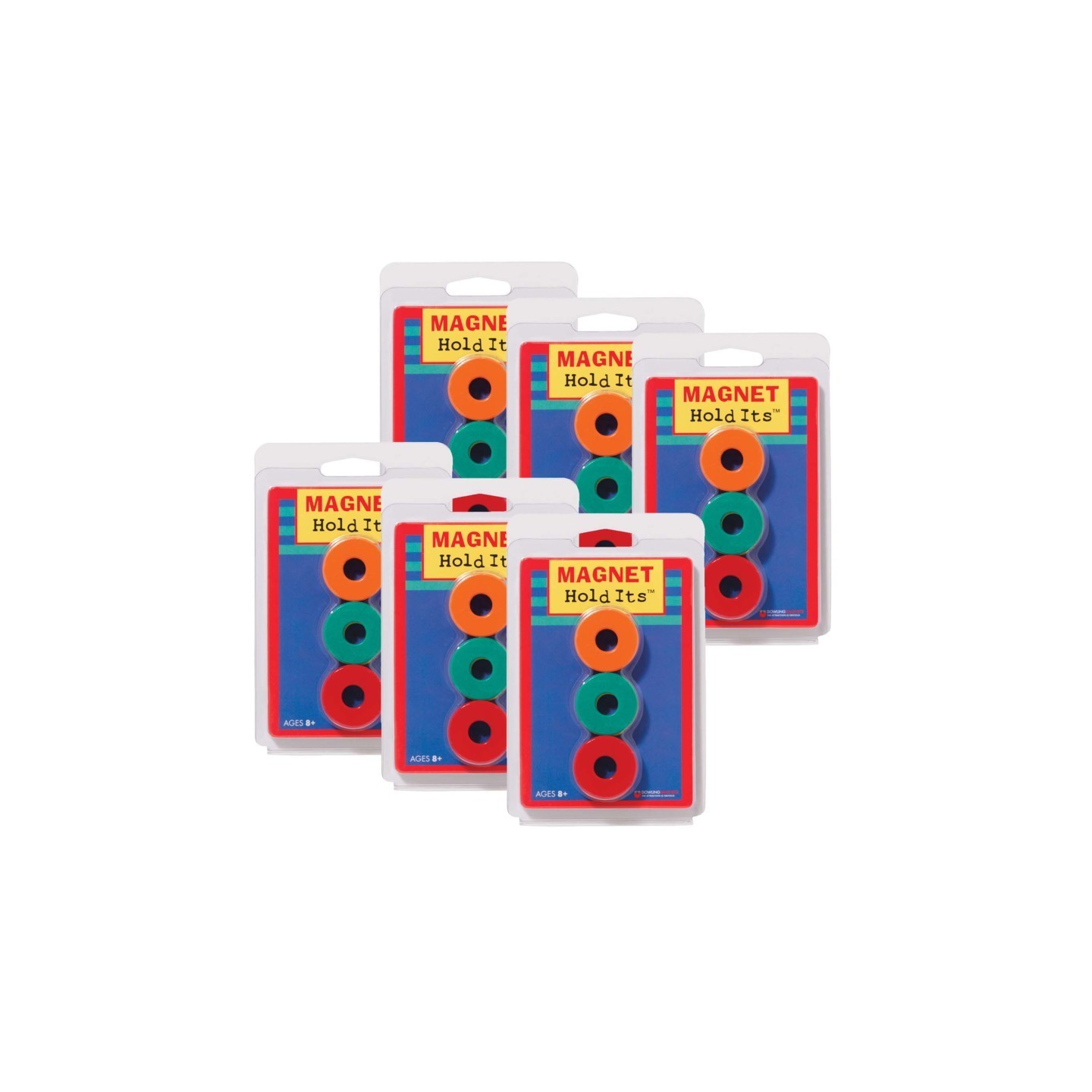 Dowling Magnets® Ceramic Ring Magnets, 6 Per Pack, 6 Packs