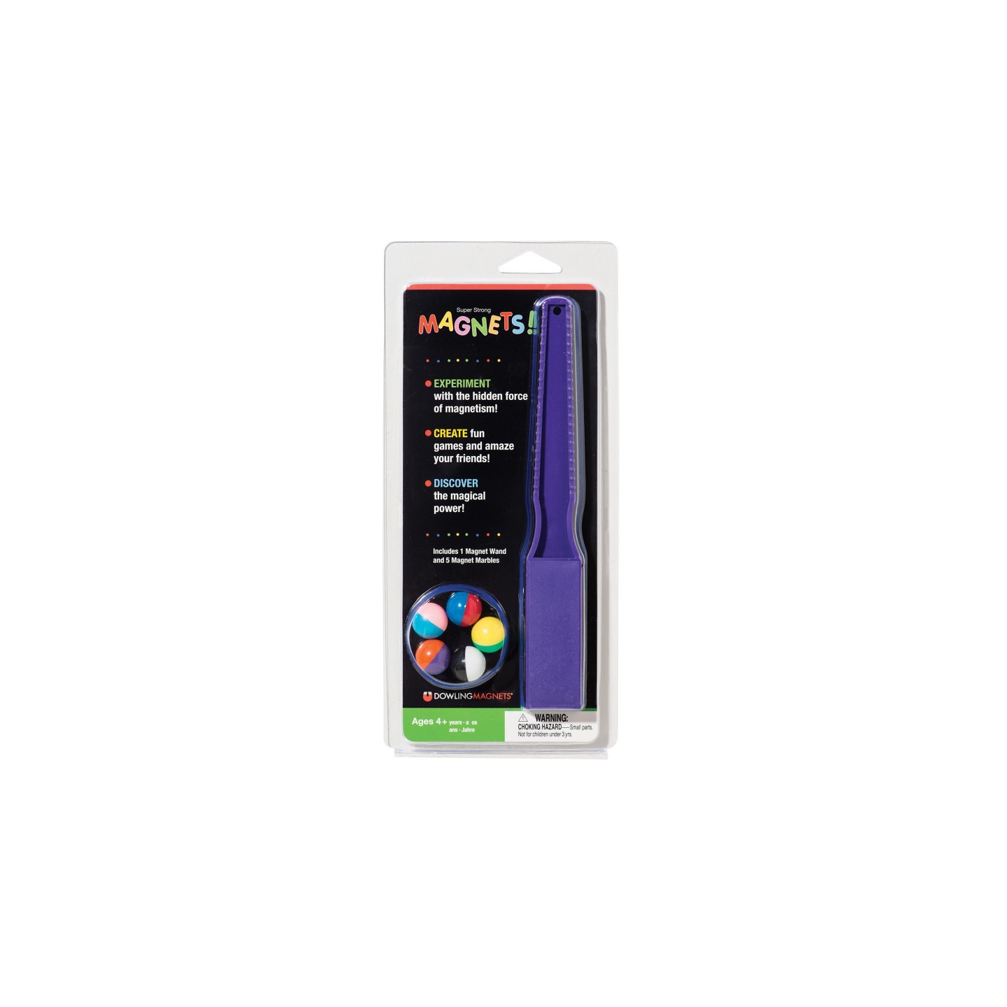 Dowling Magnets® Magnet Wand & 5 Magnet Marbles