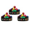 Dowling Magnets® 20 Magnet Marbles, Assorted Colors, 3 Packs