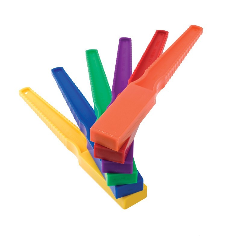 Dowling Magnets® Magnet Wand, Assorted Primary Colors, Pack of 24