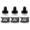 Daler-Rowney FW Acrylic Ink, White, 29.5ml, Pack of 3