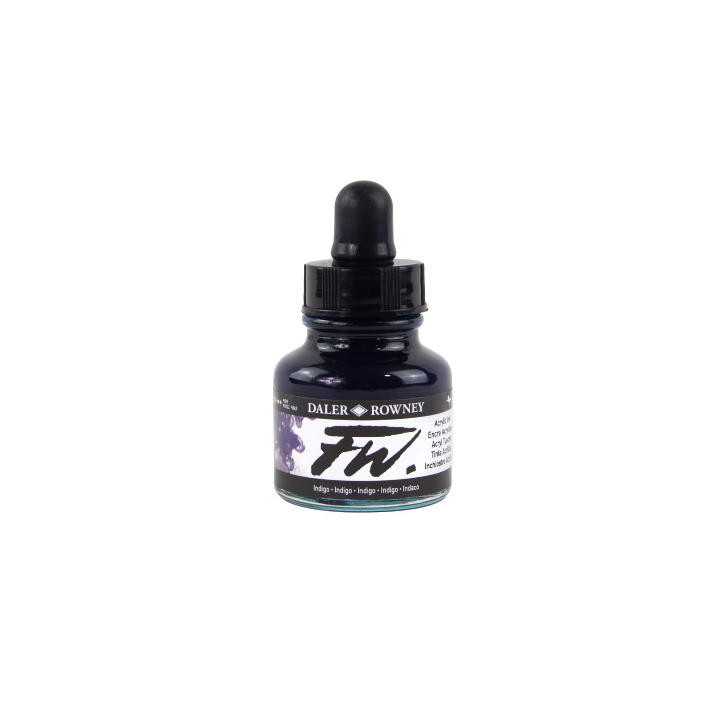 Daler-Rowney FW Acrylic Ink, Indigo, 29.5ml, 1 Count