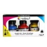 Daler-Rowney System3 Acrylic Ink Introduction Set with Empty Marker, Assorted Colors, 29.5ml, 6 Pieces