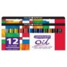 Daler-Rowney Graduate Oil Paint Set, Assorted Colors, 22ml, 12 Pieces