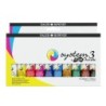 Daler-Rowney System3 Fluid Acrylic Paint Set, Assorted Colors, 29.5ml, 10 Pieces